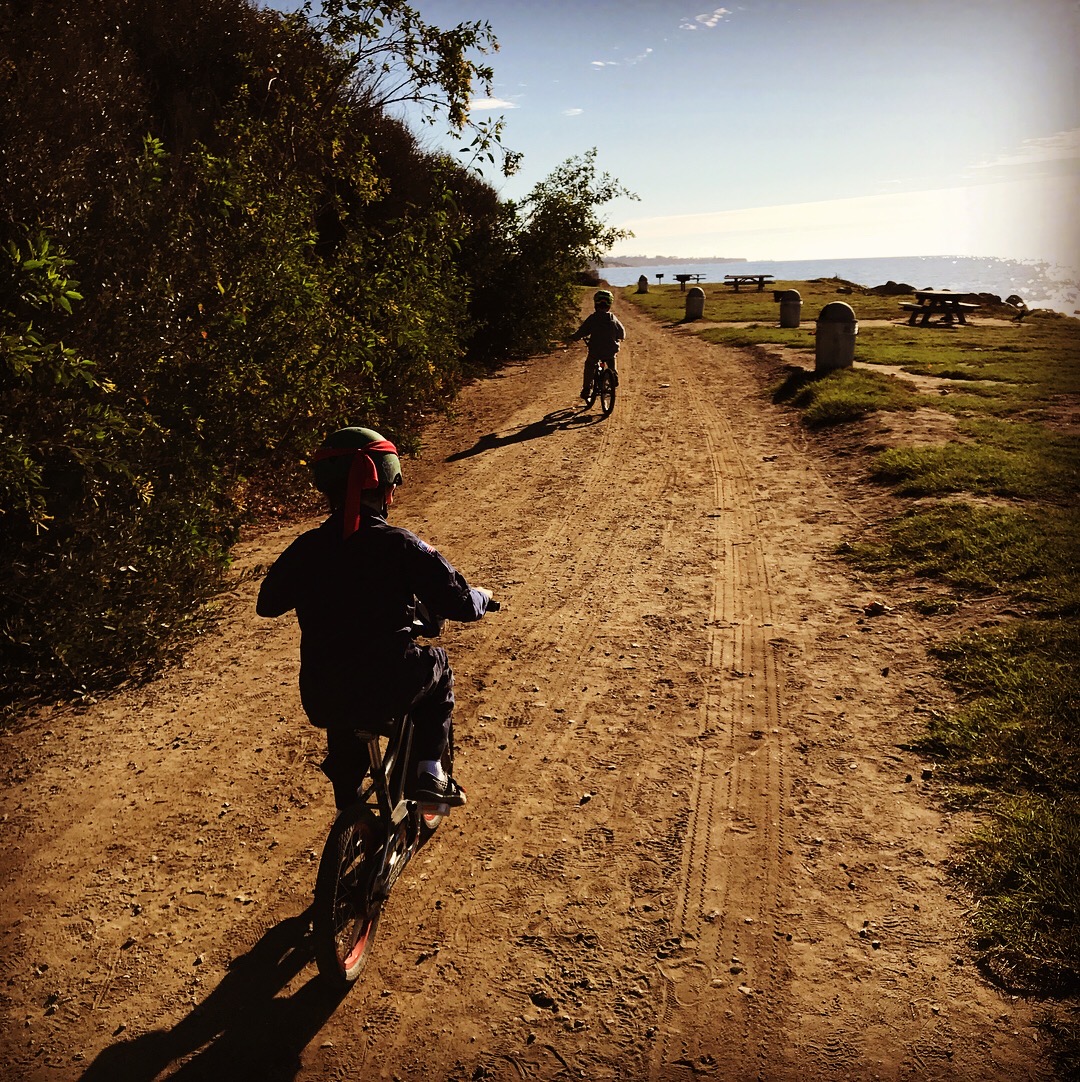 el capitan state beach camping setup tent morning