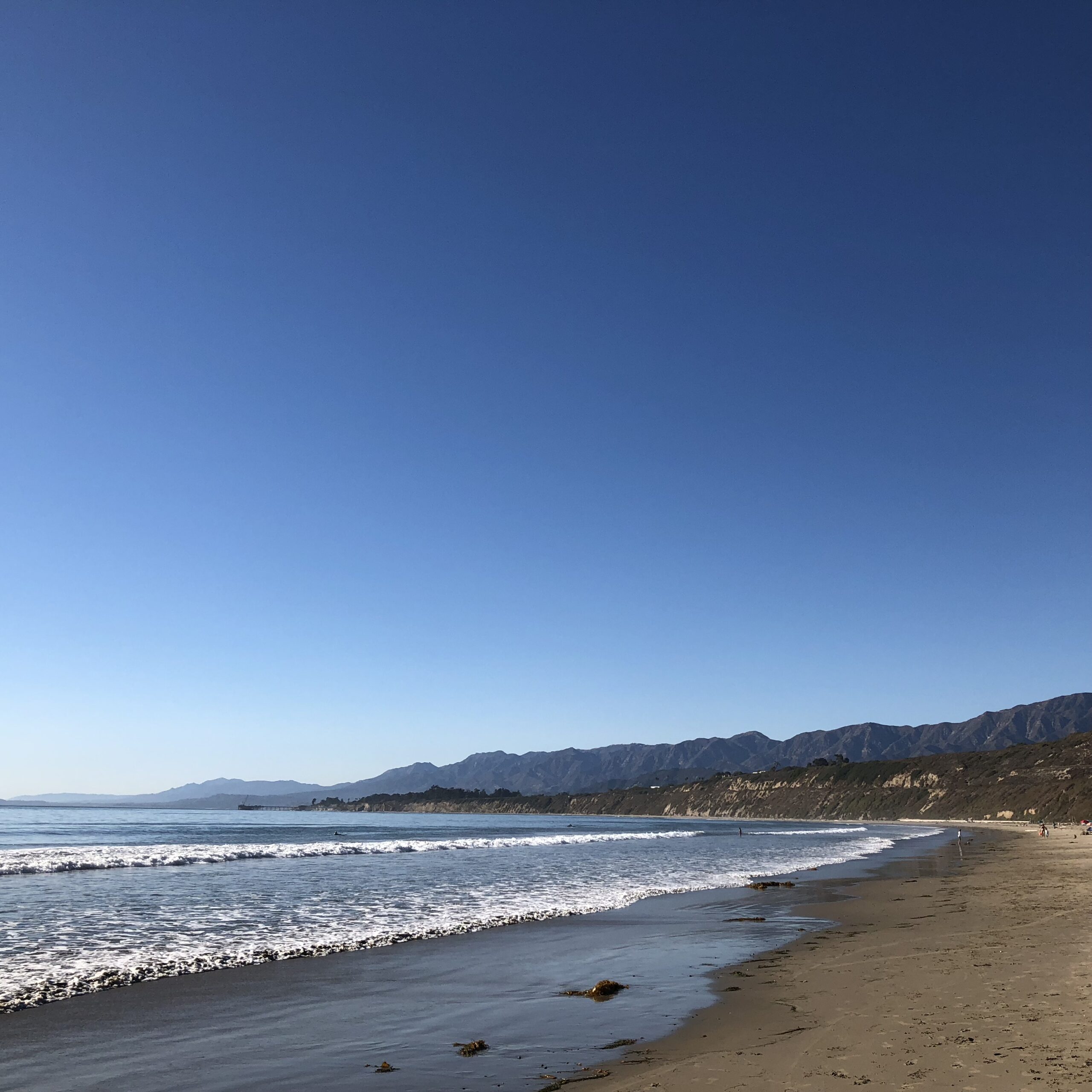 surfing Rincon Beach Santa Barbara California point break
