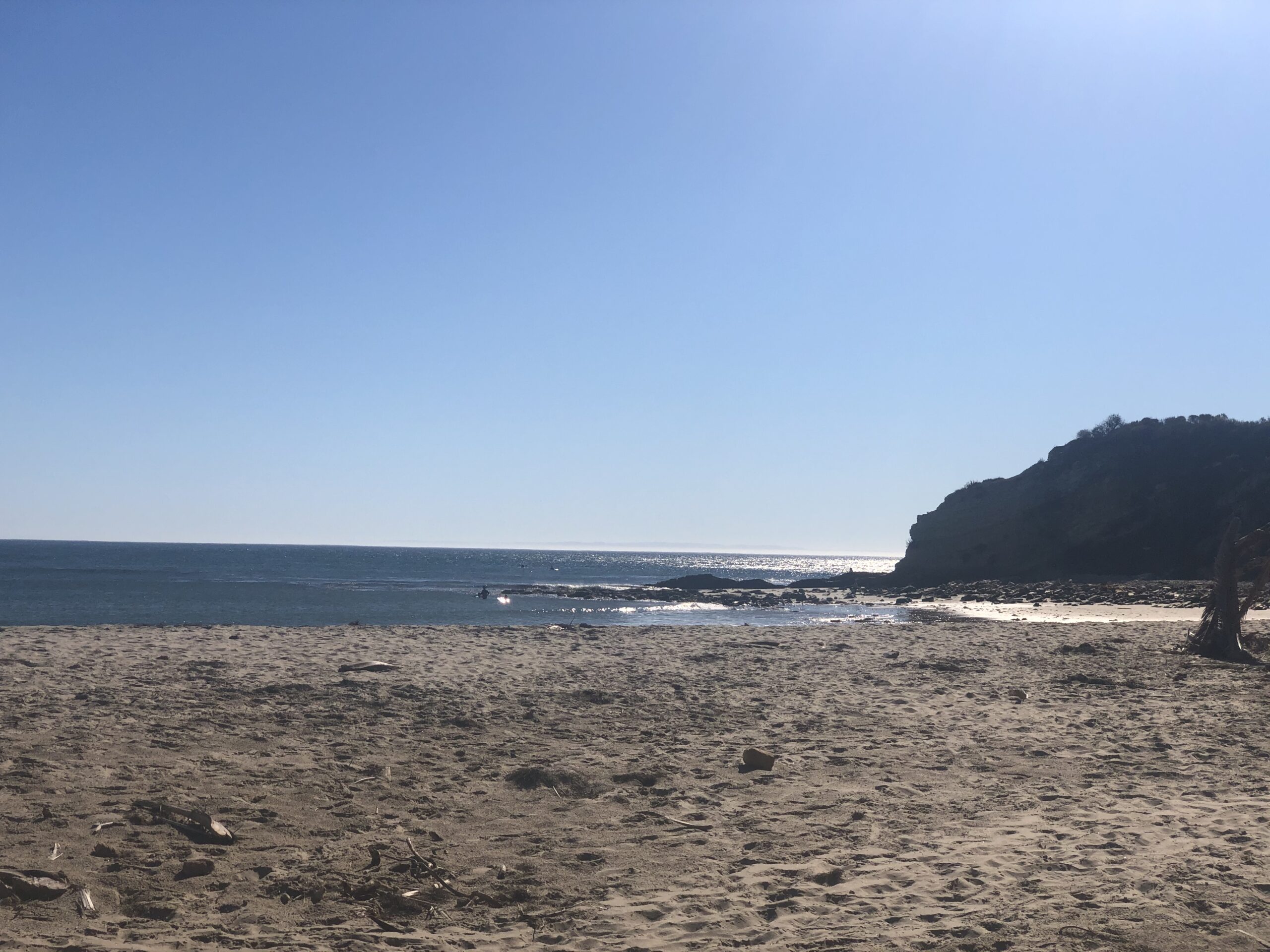 refugio state beach surf camping ocean waves